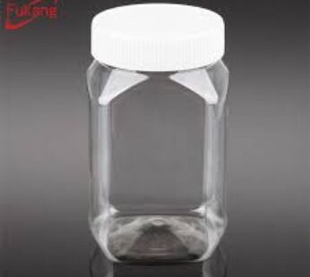 Pet Jar Square 500ml ( 38grams )