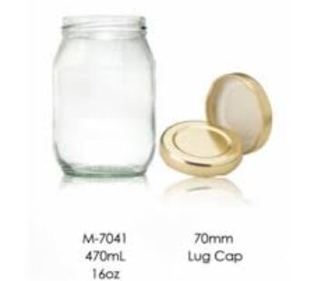 Glass Jar M-7041 470ml ( 70mm )