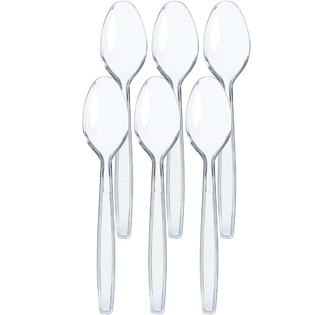 Big Disposable Spoon 12's ( Transparent )