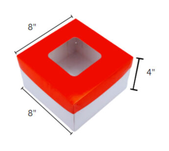 Cake Box 8x8x4