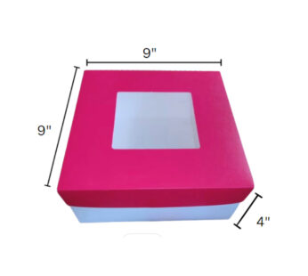 Cake Box 9x9x4