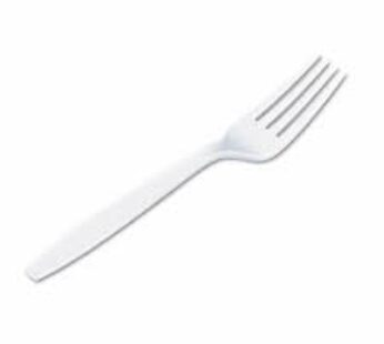 Small Disposable Fork  25’s ( White )
