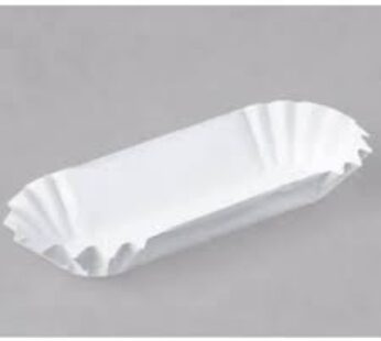 Paper  Hotdog Plate Ordinary White