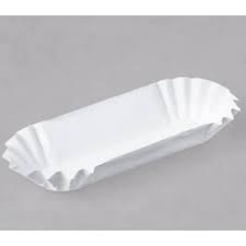 Paper Hotdog Plate Ordinary White