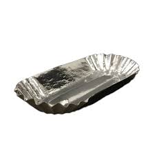 Paper Kikiam Plate Silver