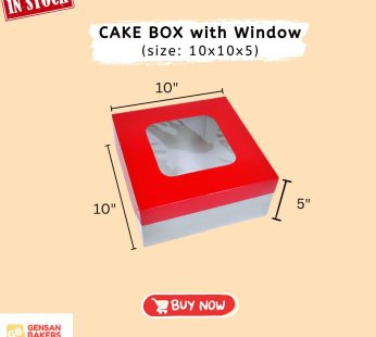 Cake Box 10x10x5