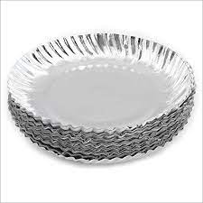Paper Plate Silver 9"