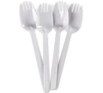 Big Disposable Spork White