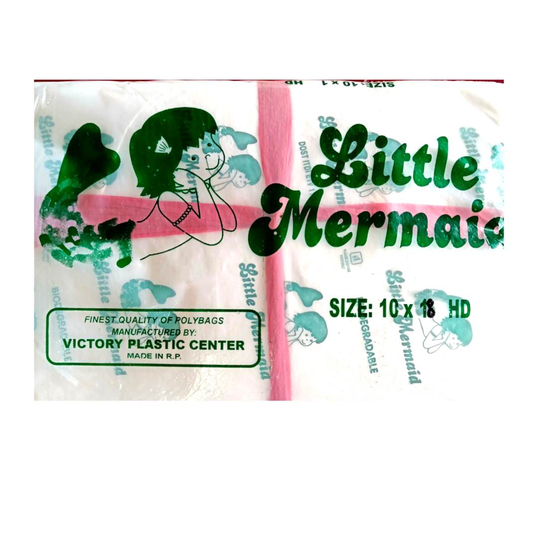 HDPE 10x18 Little Mermaid White