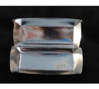 Paper Hotdog Tray / Hotdog Box Silver