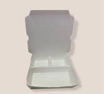 Paper Meal Box 3-division