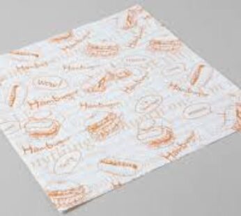 Burger Wrapper Printed