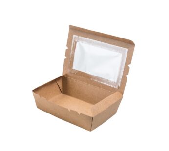 Paper Meal Box 880cc with Window