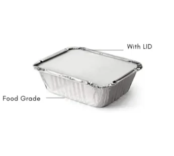 Aluminum Tray YZ with Silver Paper Cover