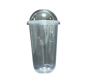 Plastic U Cup 22oz ( 700cc ) with lids