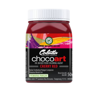 Colat﻿ta ChocoArt- Cherry Red 50 grams