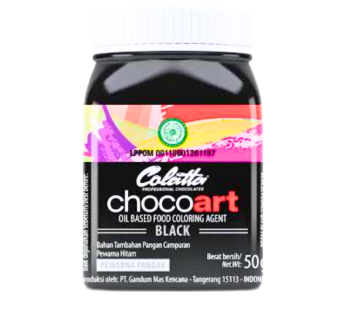 Colat﻿ta ChocoArt- Black 50 grams