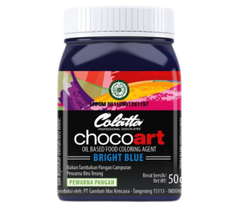 Colat﻿ta ChocoArt- Bright Blue 50 grams