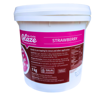 Devonte Strawberry Glaze 1kg.