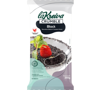 La Kreiva Crumble Black-cookies 250grams