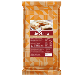 Devonte White Compound Chocolate 1kg.