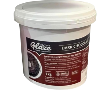 Devonte Dark Chocolate Glaze 1kg.